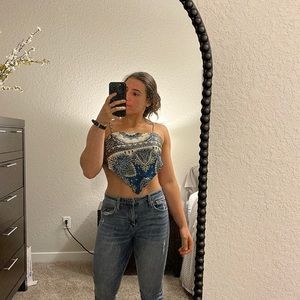 “Bandana” crop top